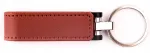 Nahast v&otilde;tmehoidja 2 GB USB-m&auml;lupulgaga, pruun