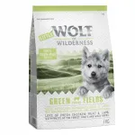 Wolf of Wilderness Junior Green Fields koeratoit lambaliha, 1 kg