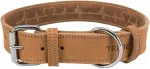 Nahast koera kaelarihm TRIXIE Rustic Heartbeat, pruun, 38&ndash;47 cm, M