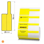 Iseliimuvad termotransferi sildid juhtmetele Niimbot K3, 38x25+40 mm, 1000 tk