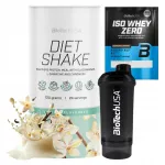 BIOTECH DIET SHAKE valgukokteil 720g, ISO WHEY ZERO 25g, SHAKER WAVE, KOMPAKTNE