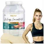 Muscle Clinic KETO WHEY valgukontsentratsioon MCT &otilde;liga, vitamiinidega, 800 g