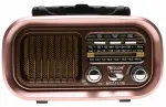 Kaasaskantav retro raadio Golon FM/AM/SW lainepikkustega ja p&auml;ikesepatareiga