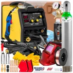 Poolautomaatne keevitusmasin MAGNUM MIG 208 MMA 230V 200A TIG LIFT FLUX terasele ja alumiiniumile