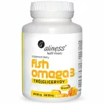 Toidulisand Aliness FISH OMEGA 3 trigl&uuml;tseriidid EPA 180 mg DHA 120 mg, 60 kapslit