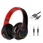 Juhtmevabad Bluetooth MP3 k&otilde;rvaklapid RGB mikrofoniga lastele