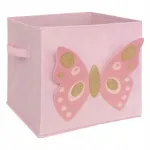 Kast raamaturiiulile Butterfly, 29x29 cm, roosa
