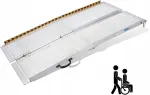 Kokkupandav alumiiniumredel 183x72 cm, 362 kg k&auml;rudele, jalgratastele, mootorratastele ja kaubaalustele
