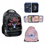 T&uuml;drukute koolikomplekt Disney Stitch: seljakott, pinal, kott, 1&ndash;3 klassile