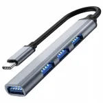 USB-C jagaja, 4x USB adapter arvutile ja MacBookile