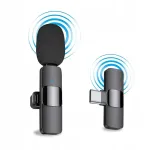 Juhtmevaba mini mikrofon USB-C-ga Android-telefonidele ja s&uuml;learvutitele
