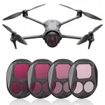 ND filtrite komplekt ND8/16/32/64 Mavic 4 Pro droonile, 4 tk, alumiiniumraamides