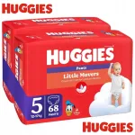 M&auml;hkmed Huggies Little Movers Pants suurus 5 (12-17 kg), 68 tk