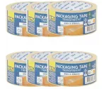 Smart l&auml;bipaistev kleepuv teip 48 mm x 55 m, vaiksel rullimisel