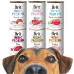Koerakonservid Brit Care Mono Protein, erinevad maitsed, 6 x 400 g