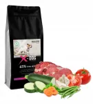 Kuiv koeratoit v&auml;ikestele t&otilde;ugudele Angus veiselihaga, 2 kg X-DOG