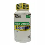 Kapslid FitMax Green Coffee L-Carnitine, naturaalne maitse, 76 g, 60 tk