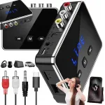 HiFi helikeskuse Bluetooth adapter AUX/Chinch/Jack, vastuv&otilde;tja ja saatja, 5.0 NFC