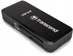Transcend RDF5 must USB 3.0 m&auml;lukaartide lugeja