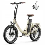 Kokkupandav elektriline jalgratas Onesport OT16-2, 250W, 25 km/h, 48V, 17Ah