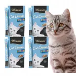 Kasside maiused Miamore Cat Cream Junior, 24 x 15 g