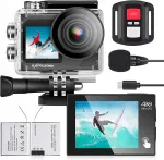 Seikluskaamera EXPROTREK 4K UHD puldiga, veekindel kuni 40 m