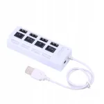 USB-jaotur 2.0, 4 pesa, LED-indikaator, Windowsiga &uuml;hilduv