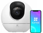 EZVIZ sise WiFi video valvekaamera, 8 Mpx, helifunktsiooniga, p&ouml;&ouml;ratav, rakendusega juhtimine