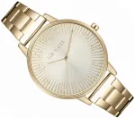 Naistele PAUL LORENS PL11715B3-4D1 kuldne 37 mm k&auml;ekell