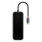USB-C jagaja Baseus AcmeJoy 5 &uuml;hendusega: 2x USB 3.0, USB 2.0, USB-C PD, RJ45