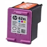 HP 62XL v&auml;rviline tint, ~415 lk, C2P07AE, originaal
