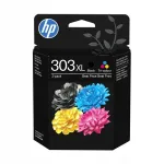 HP 303XL must + v&auml;rviline tindikomplekt, sobib Envy Inspire 6200, 7200, 7220, 7220e