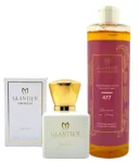 Parf&uuml;&uuml;mikomplekt Glantier 477, 50 ml + keha pesu&otilde;li