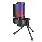 USB m&auml;ngumikrofon FIFINE A8V RGB valgusega ja MUTE nupuga