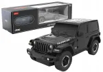 Puldiga juhitav auto JEEP Wrangler JL Rubicon Rastar, must, 1:24
