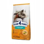 Club 4 Paws Premium steriliseeritud kasside kuivtoit kalkunilihaga, 14 kg