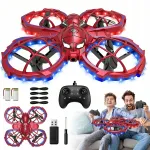 Mini droon RC lennuk LED-ga, punane