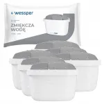 Wessper Aquamax Protect veefiltrid, 6 tk, sobivad karedusega veele, Brita ja Dafi kannudele