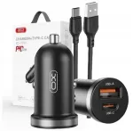 Autolaadija 48W koos Type-C kaabliga, PD 30W, QC 3.0 18W