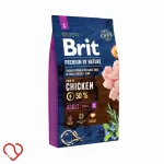 Kuiv toit koertele Brit Premium by Nature Adult Small, 8 kg