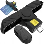 CR331-C USB-C kaardi lugeja, ID CAC, must