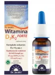 Toidulisand Dr Jacob&rsquo;s Vitamin D3 K2 Forte tilgad, 20 ml, MK-7-ga, 2000 TV