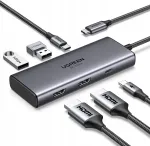 6in1 USB-C dokipunkt 2 HDMI 4K ja 100W PD-ga