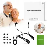 Kuuldeaparaat kaelarihma ja m&uuml;rasummutusega, digitaalne