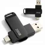 USB m&auml;lupulk 256GB, USB-C 3.0, must