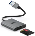 Acer USB 3.0 kaabel juhtmega kaardilugeja, USB-A, SD, Micro SD