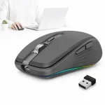 Juhtmevaba vaikne hiir, laetav USB kaudu, sobib koju ja kontorisse
