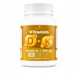 Toidulisand Helivra vitamiin D3 20000 K2 200, 360 tabletti
