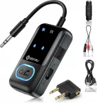Juhtmevaba Bluetooth 5.3 saatja-vastuv&otilde;tja SONRU LED-ekraaniga