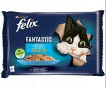 FELIX Fantastic m&auml;rg kassitoit l&otilde;hega želatiinis, 4 x 85 g